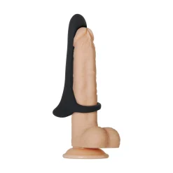Evolved - Cock Armor Vibrerende Cockring - Zwart