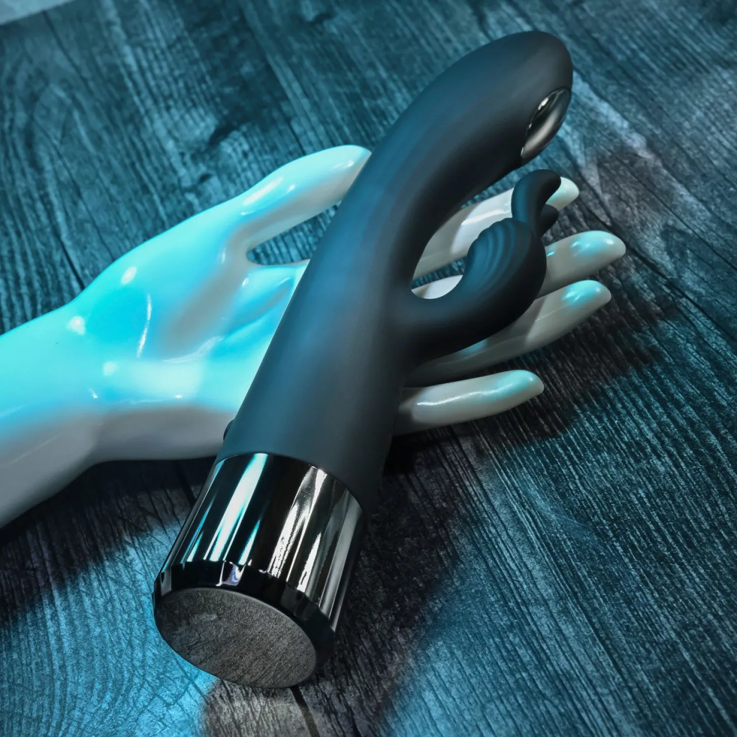 Evolved - Heat Up and Chill Rabbit Vibrator - Zwart