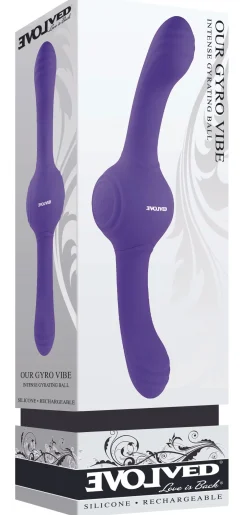 Evolved - Our Gyro Vibe Dual End Vibrator - Paars