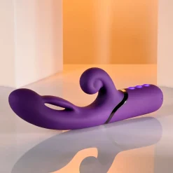 Evolved - Pleasure Puff Rabbit Vibrator - Purple
