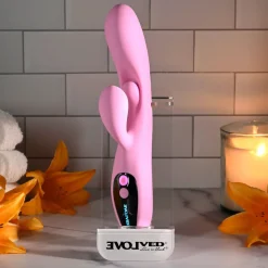 Evolved - Push The Button Vibrator - Roze
