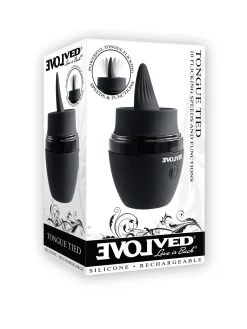 Evolved - Tongue Tied Vibrator - Zwart