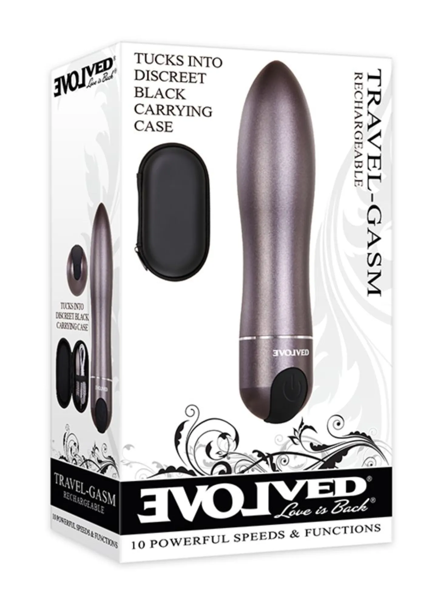 Evolved - Travel Gasm Bullet Vibrator - Zwart