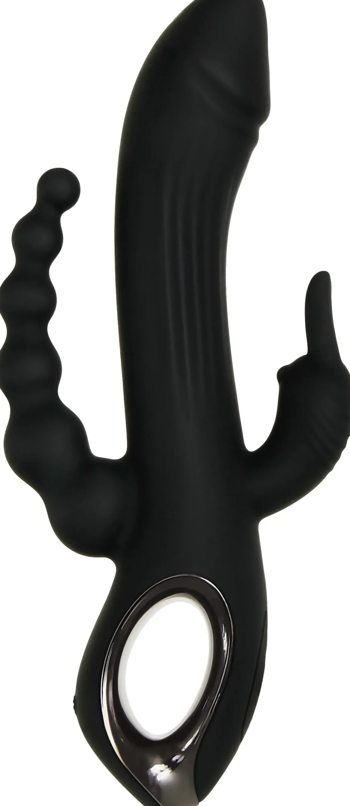 Evolved - Trifecta Rabbit Vibrator - Zwart