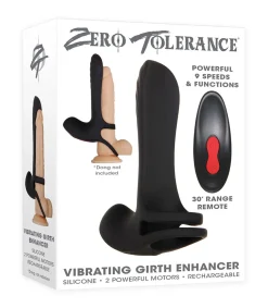 Evolved - Vibrating Penis Verlenger - Zwart
