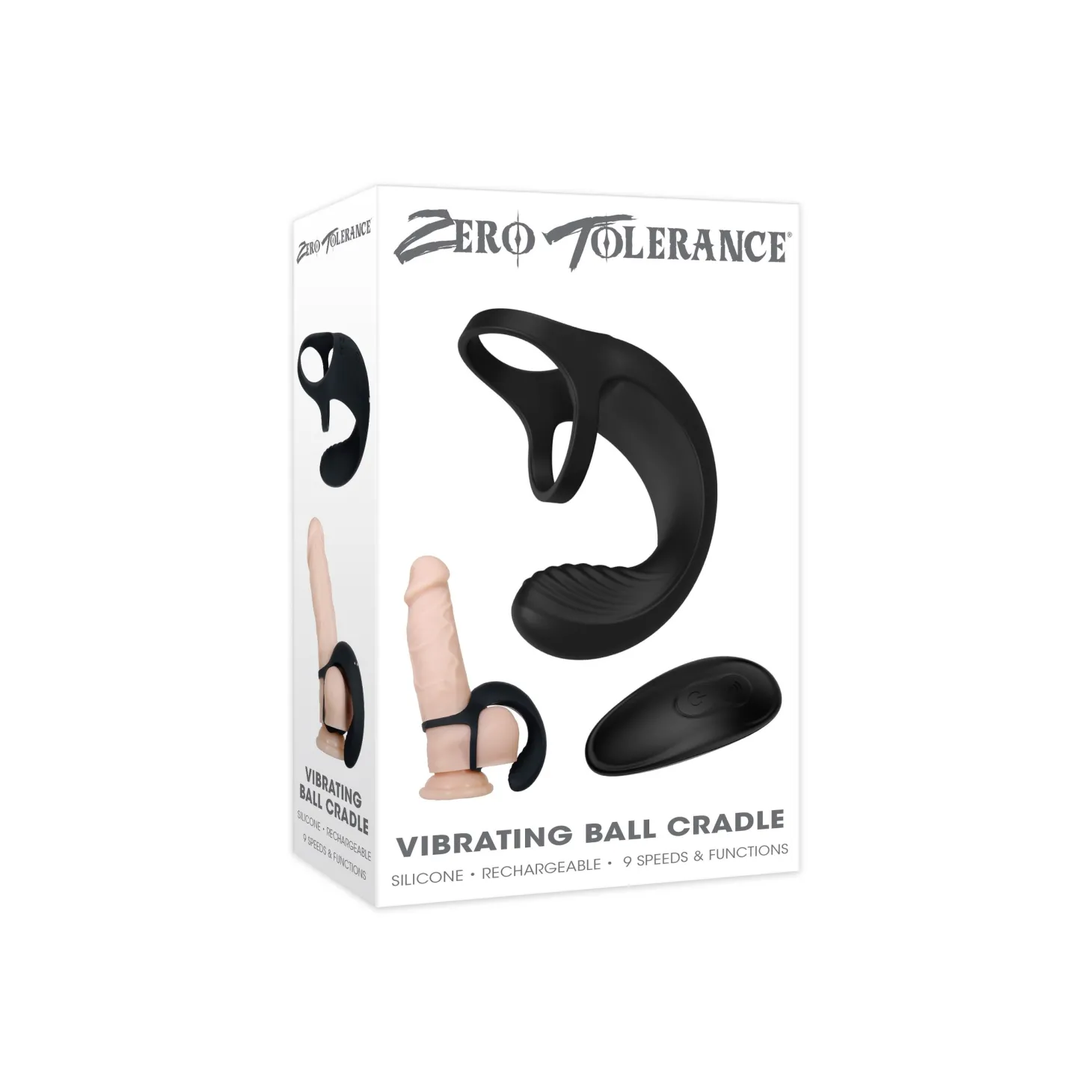 Evolved - Vibrerende Ballenhouder - Zwart