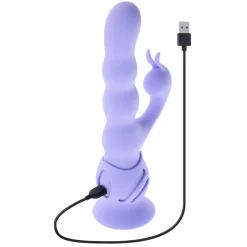 Evolved - Wiggly Bunny Rabbit Vibrator - Paars