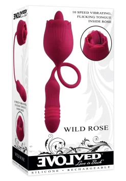 Evolved - Wild Rose Tong Vibrator - Rood