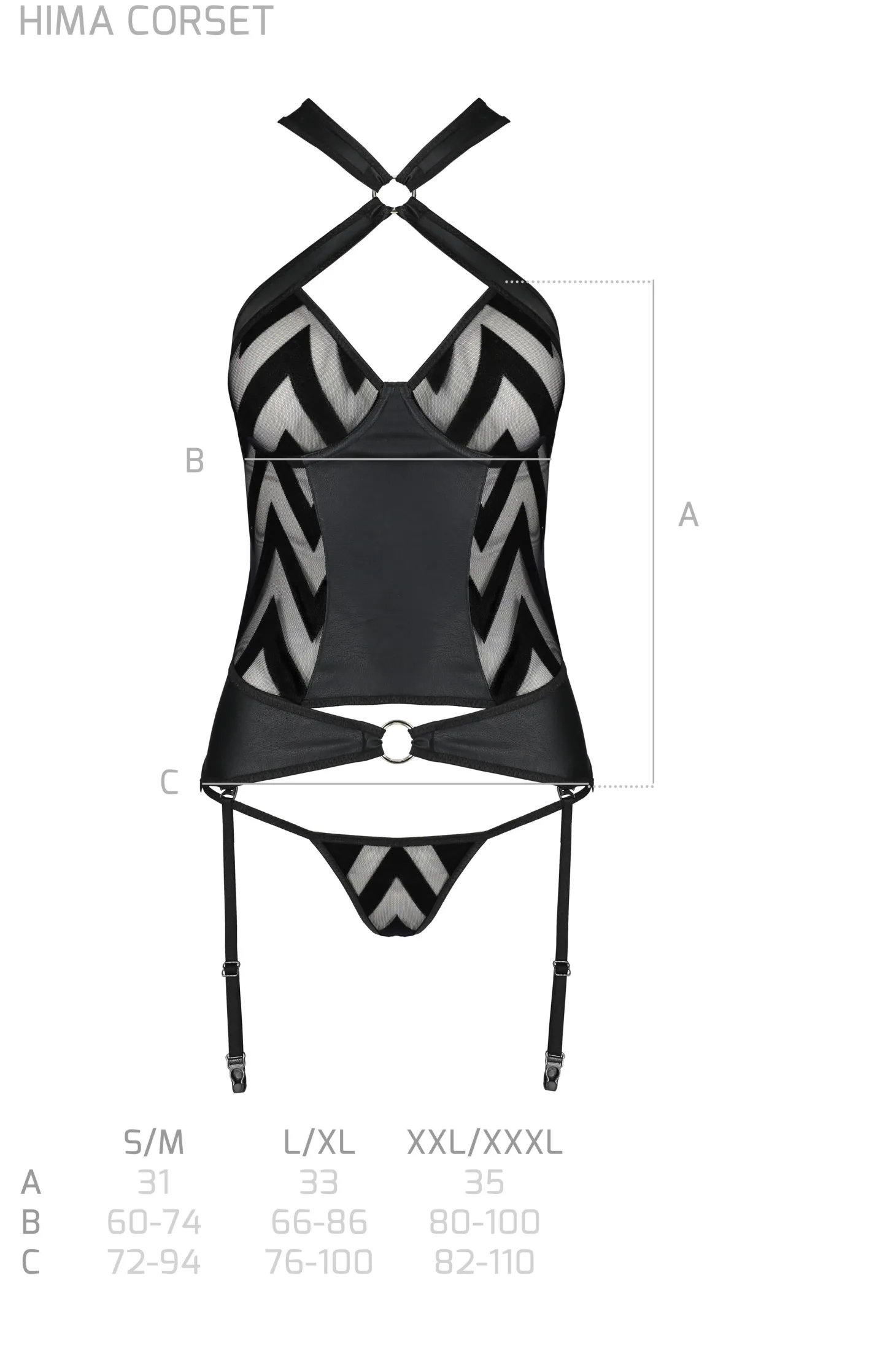 Exclusieve Set Hima - zwart