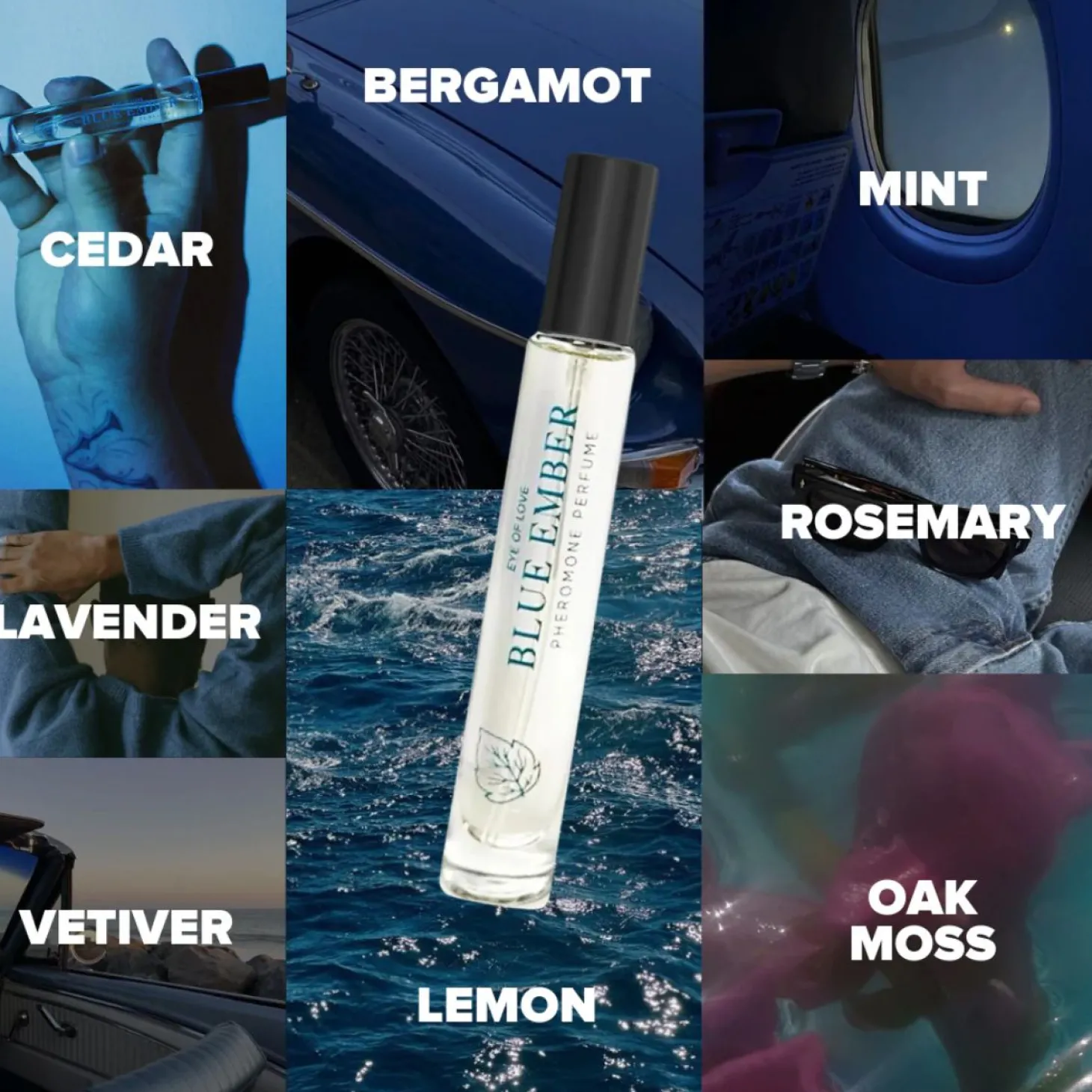 Eye of Love - Blue Ember Pheromone Parfum Travel - 10ml