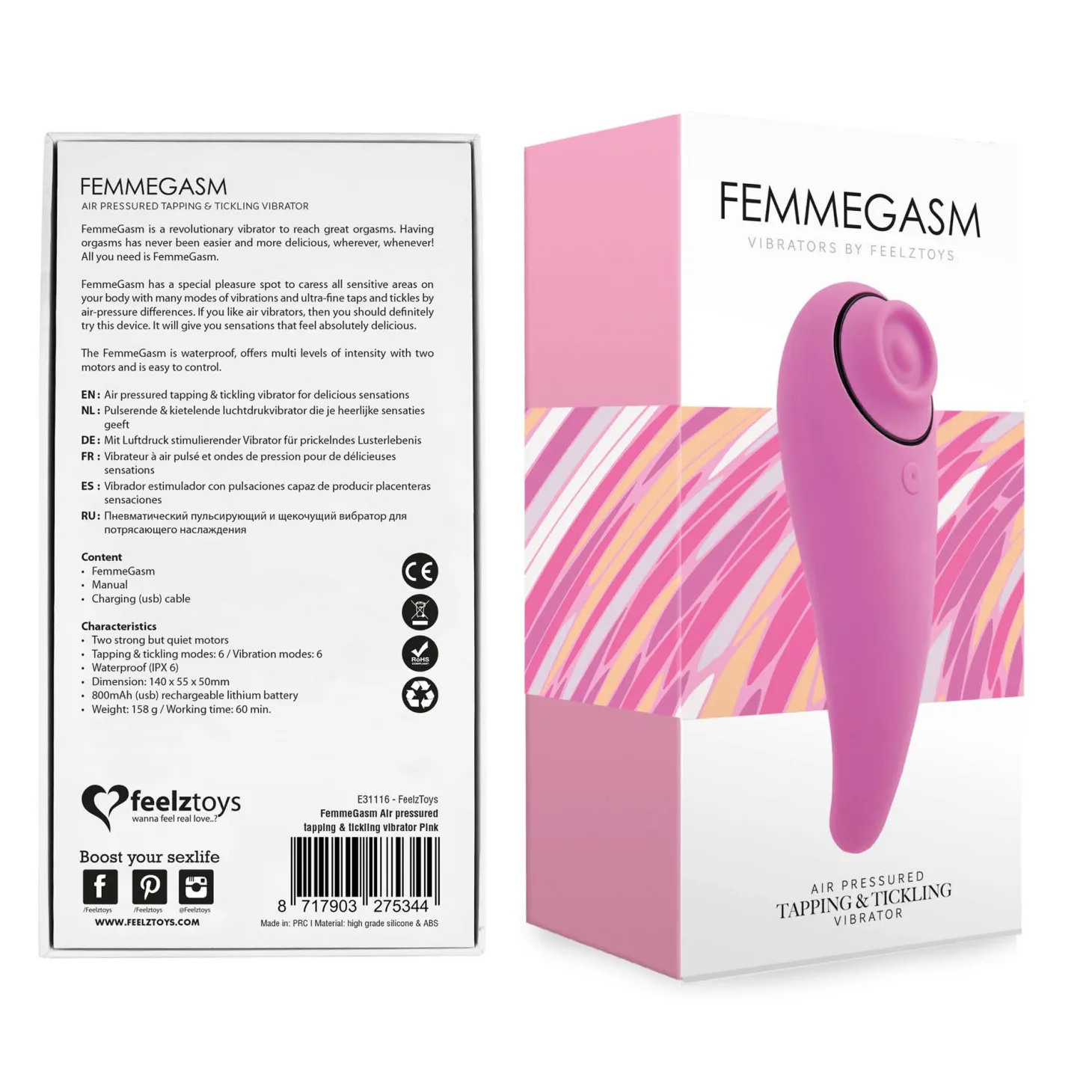 FemmeGasm Tapp 2 - Roze