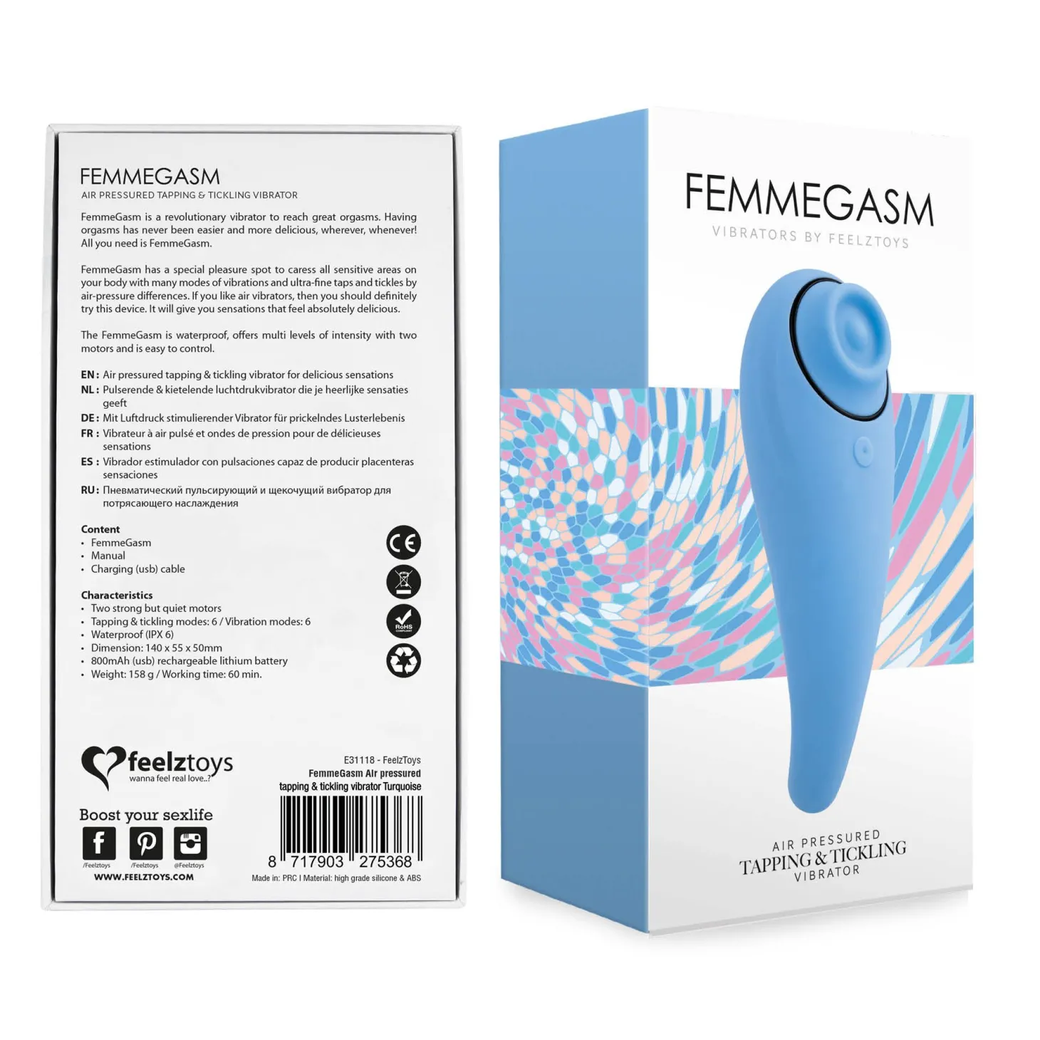 FemmeGasm Tapp 2 - Turquoise