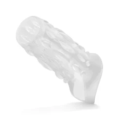 Genopte Open Penis Sleeve - Transparant