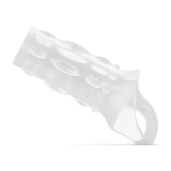 Genopte Open Penis Sleeve - Transparant