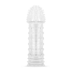 Genopte Penis Sleeve - Transparant