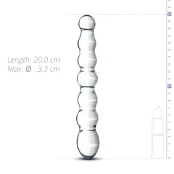 Gildo - Bolvormige Glazen Dildo No. 19 - 20 cm