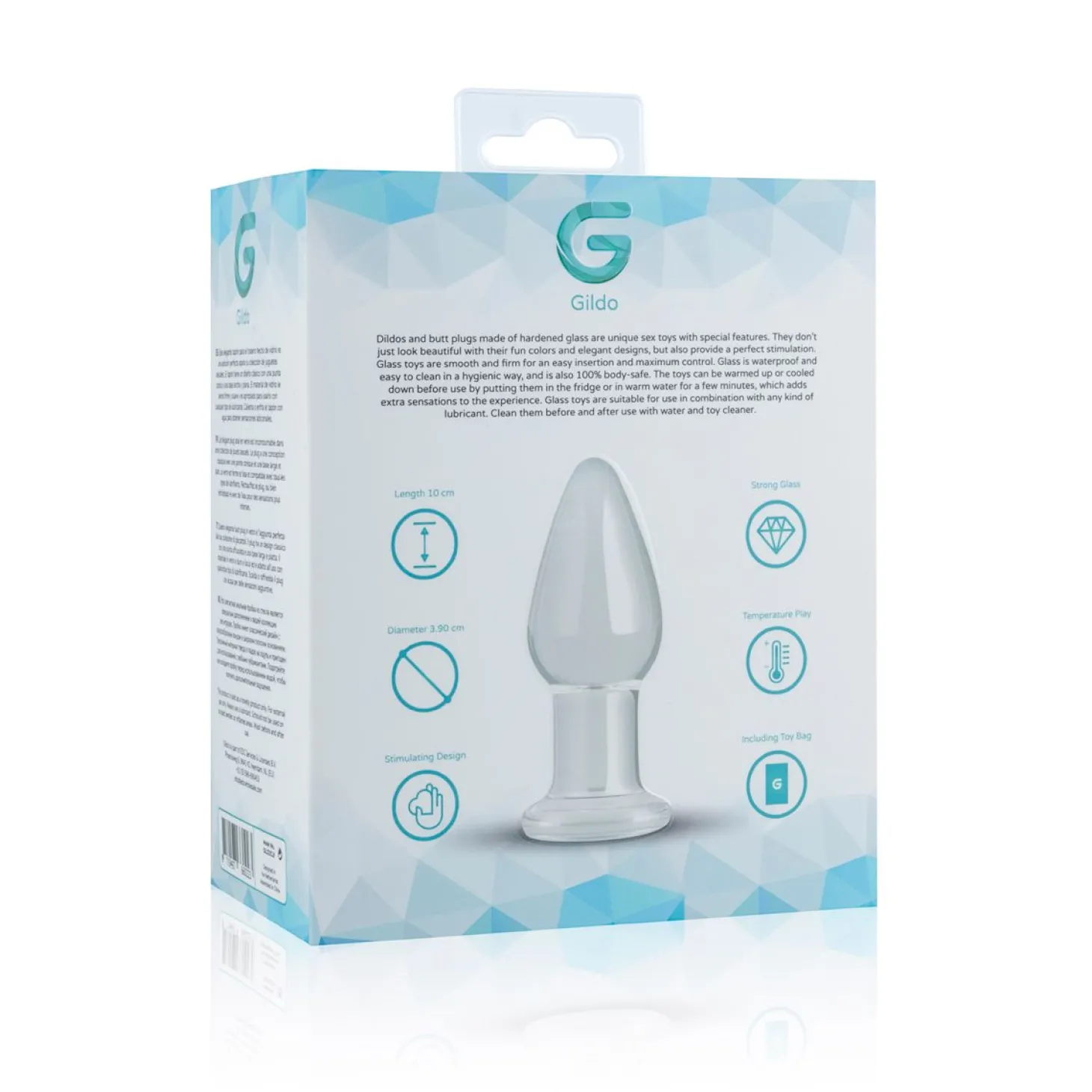 Gildo - Glazen Buttplug No. 24 - 9,4 cm