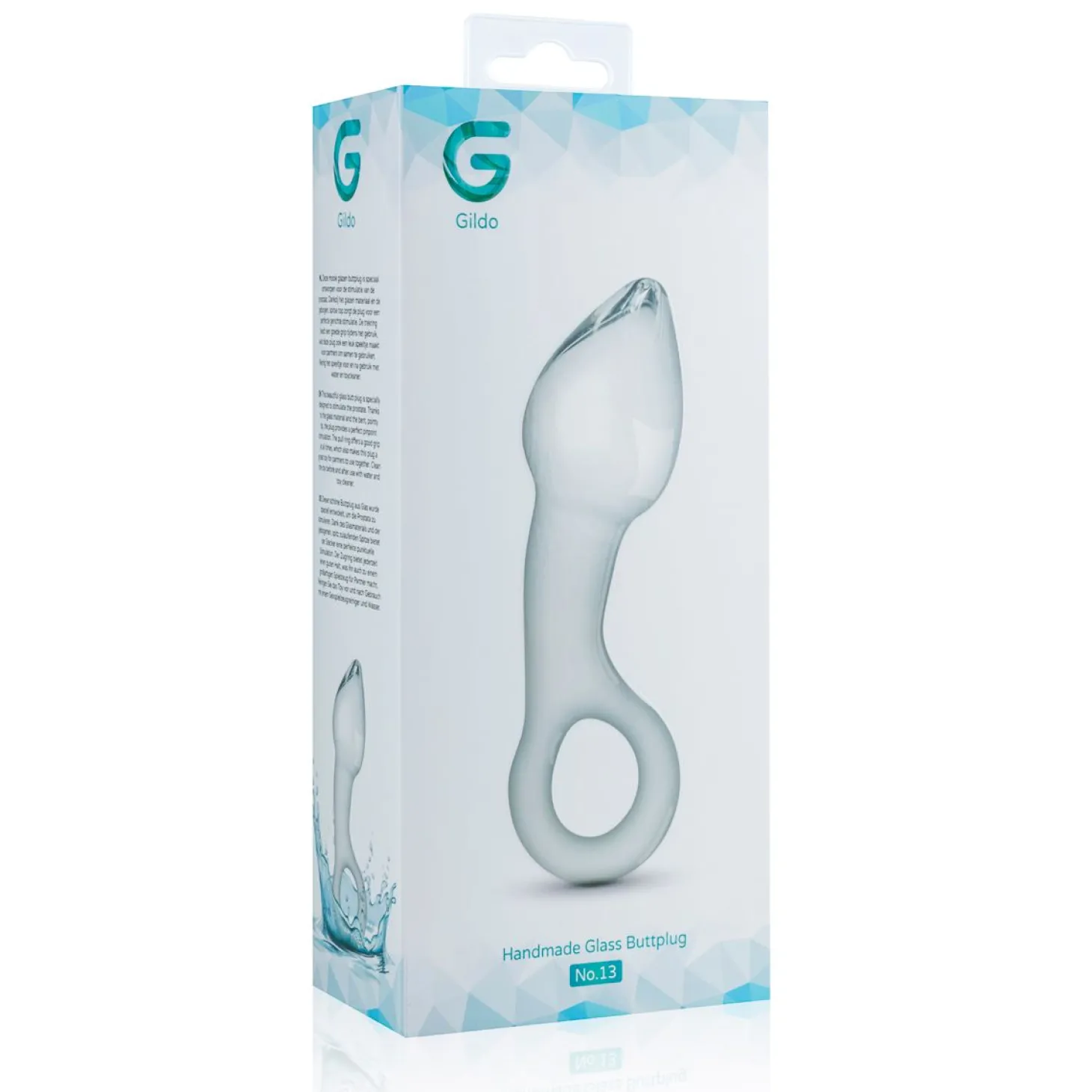 Gildo - Glazen Prostaat Buttplug No. 13 - 13,5 cm
