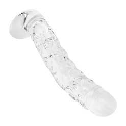 Gildo - No. 36 Getextureerde Glazen Dildo - 19 cm