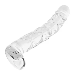 Gildo - No. 36 Getextureerde Glazen Dildo - 19 cm