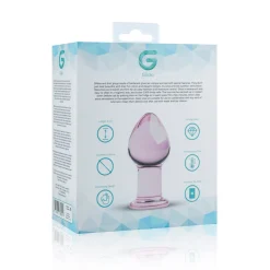 Gildo - Roze Glazen Buttplug No. 27 - 9 cm
