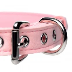 Golden Kitty Collar Met Kattenbelletje - Roze