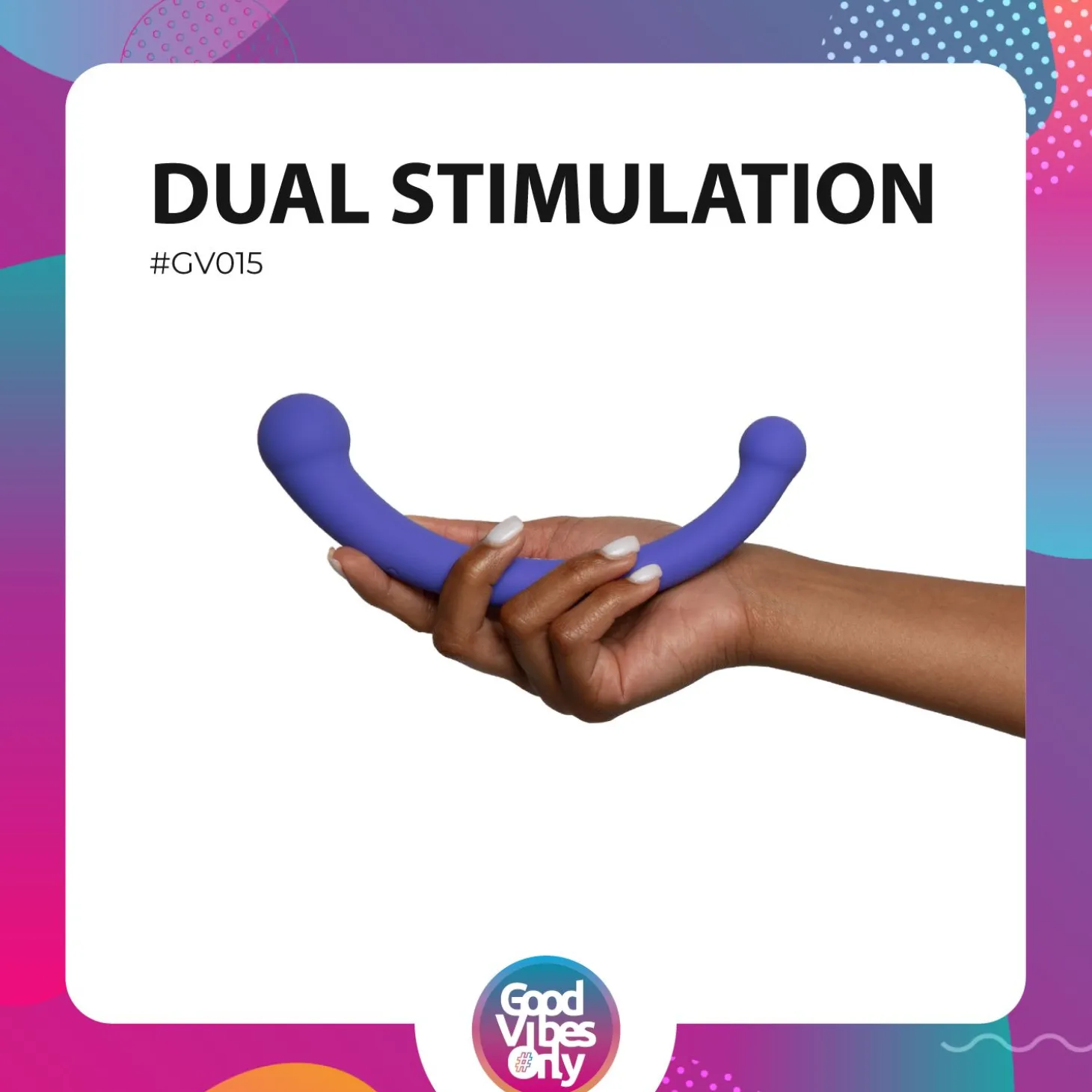 Good Vibes Only - Double End Vibrator Jane - Paars
