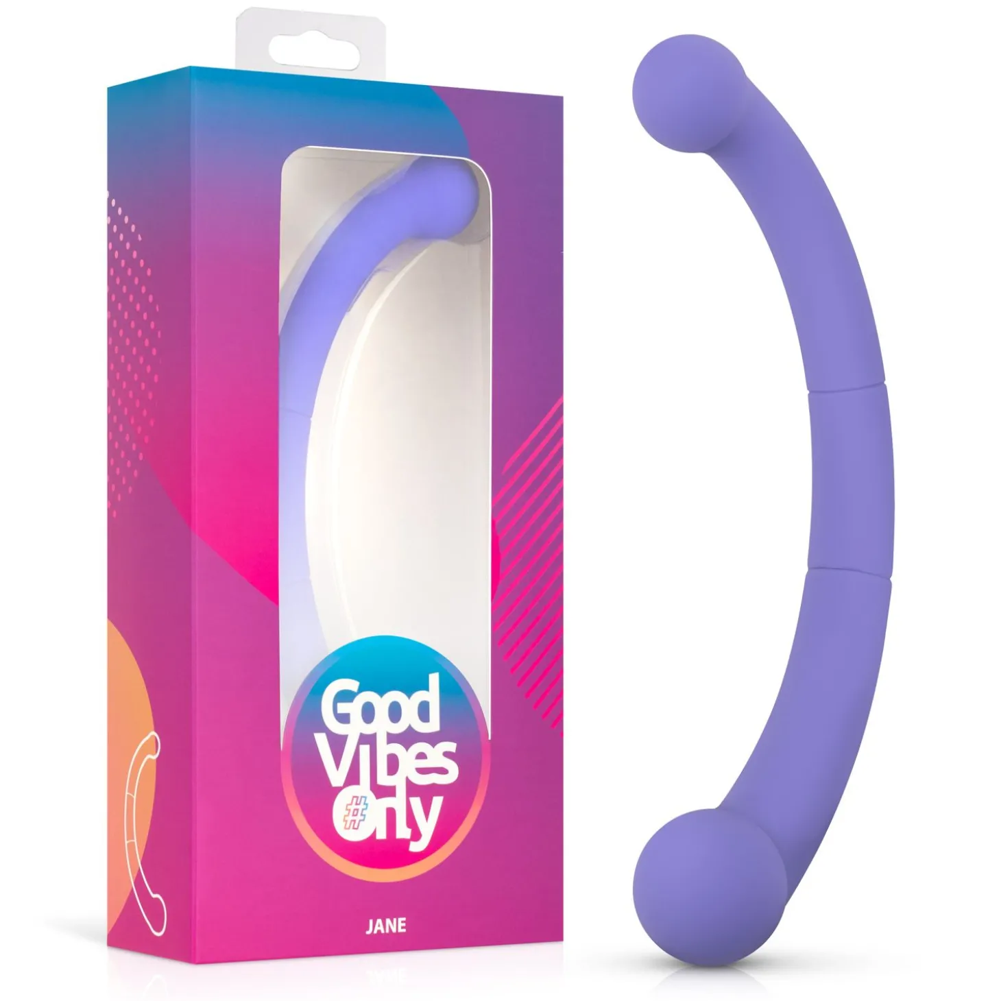 Good Vibes Only - Double End Vibrator Jane - Paars