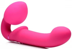 G-Pulse Vibrerende Strapless Strap-On Vibrator Met Afstandsbediening - Roze