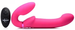 G-Pulse Vibrerende Strapless Strap-On Vibrator Met Afstandsbediening - Roze