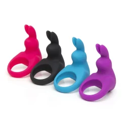 Happy Rabbit – Rabbit Cockring – Zwart