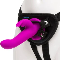 Happy Rabbit – Vibrerende Strap-On Set – Magenta
