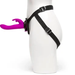 Happy Rabbit – Vibrerende Strap-On Set – Magenta