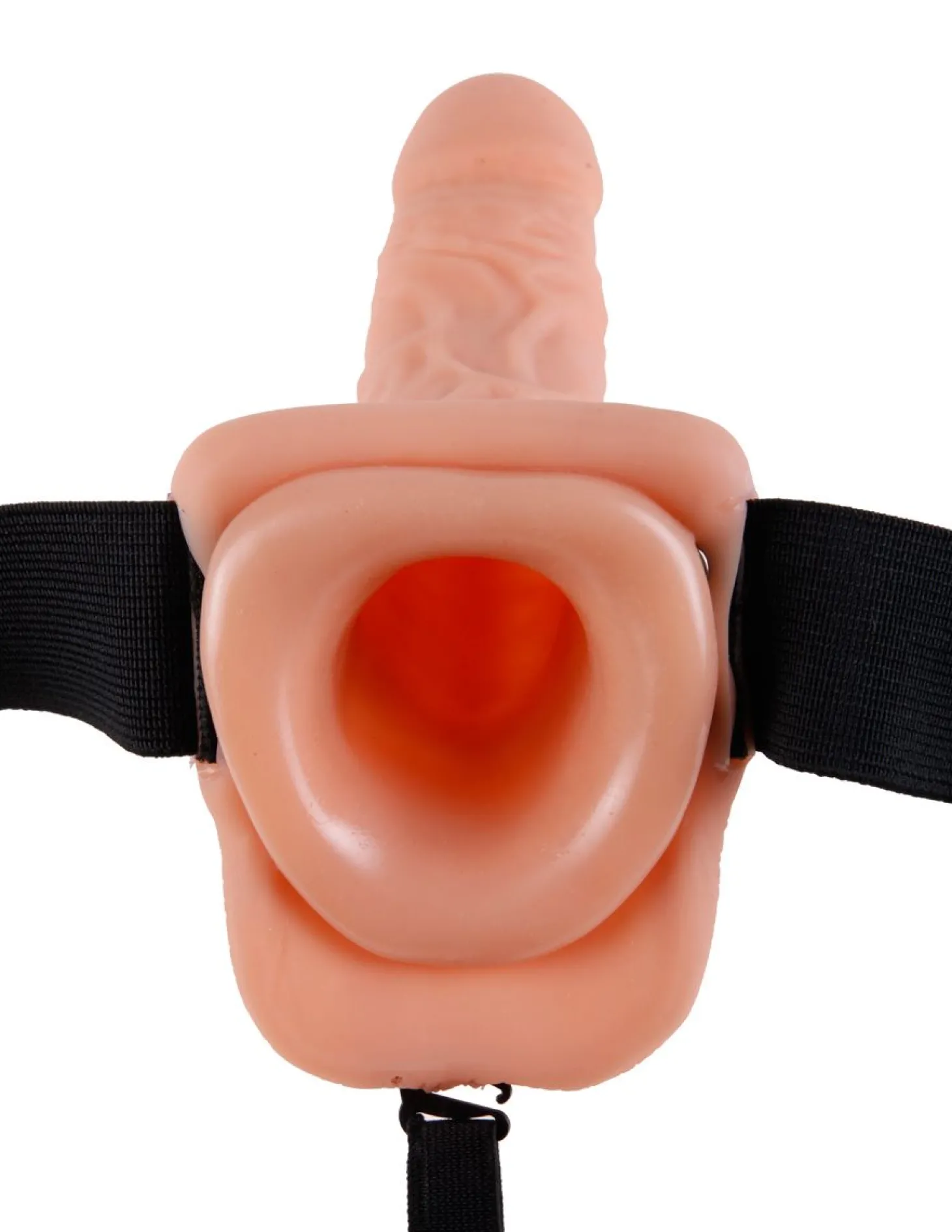 7" Holle Strap-On Met Ballen
