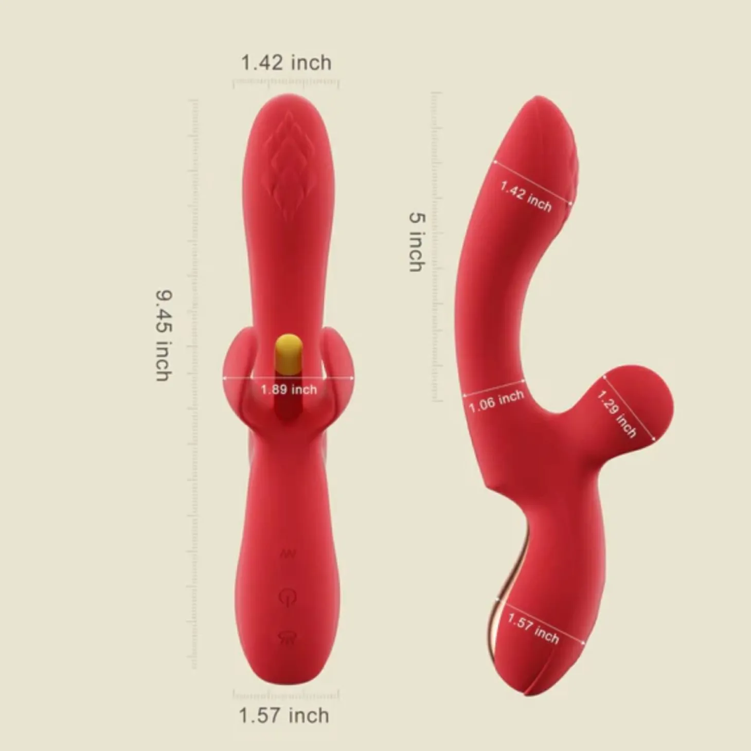 HoneyPlayBox – Fortexa Tapping A-Spot Vibrator – Rood