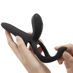 HoneyPlayBox - Pleasure Pivot App-bestuurde Vibrator voor Koppels Zwart