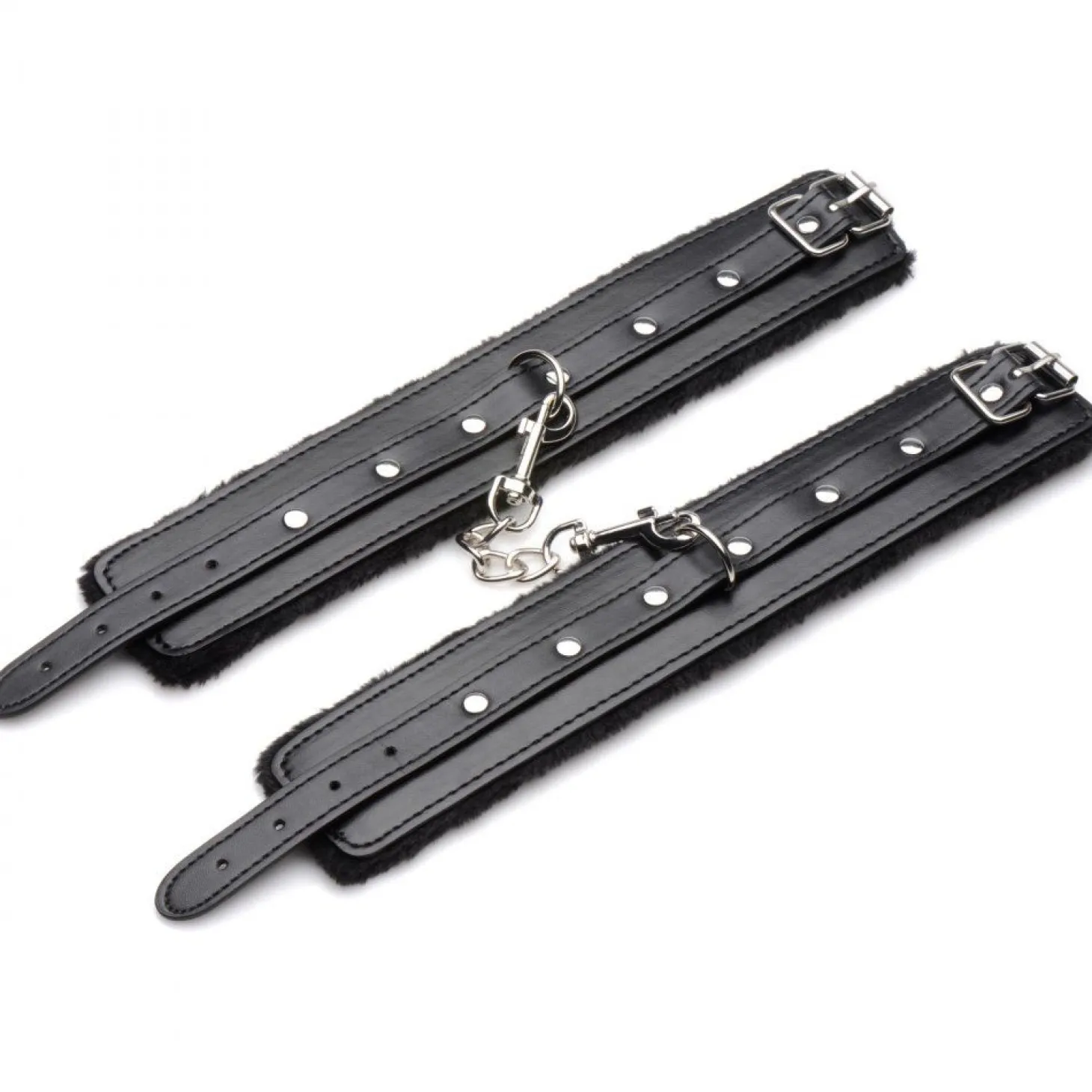 Hook Up 10-delige Pluche Bondage Set - Zwart