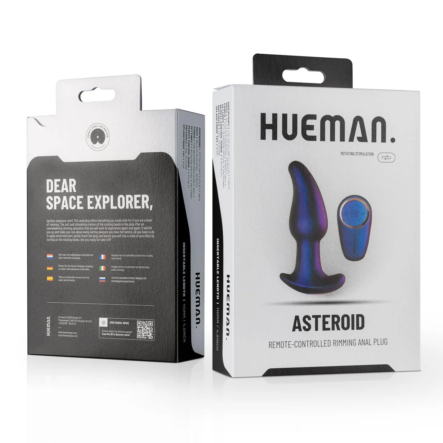 Hueman - Asteroid Rimmende Anaal Plug
