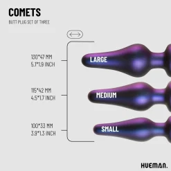 Hueman - Comets Buttplug Set