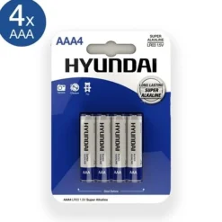 Hyundai Batterijen AAA - 4 Stuks