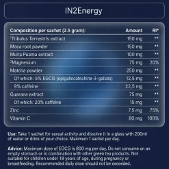 IN2U - IN2Energy 12 Sachets - Maca & Guarana
