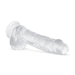 Jelly Dildo met Ballen - 15 cm