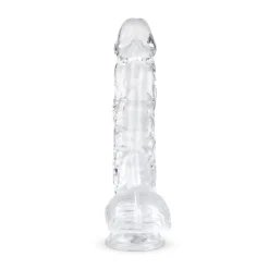 Jelly Dildo met Ballen - 13,5 cm