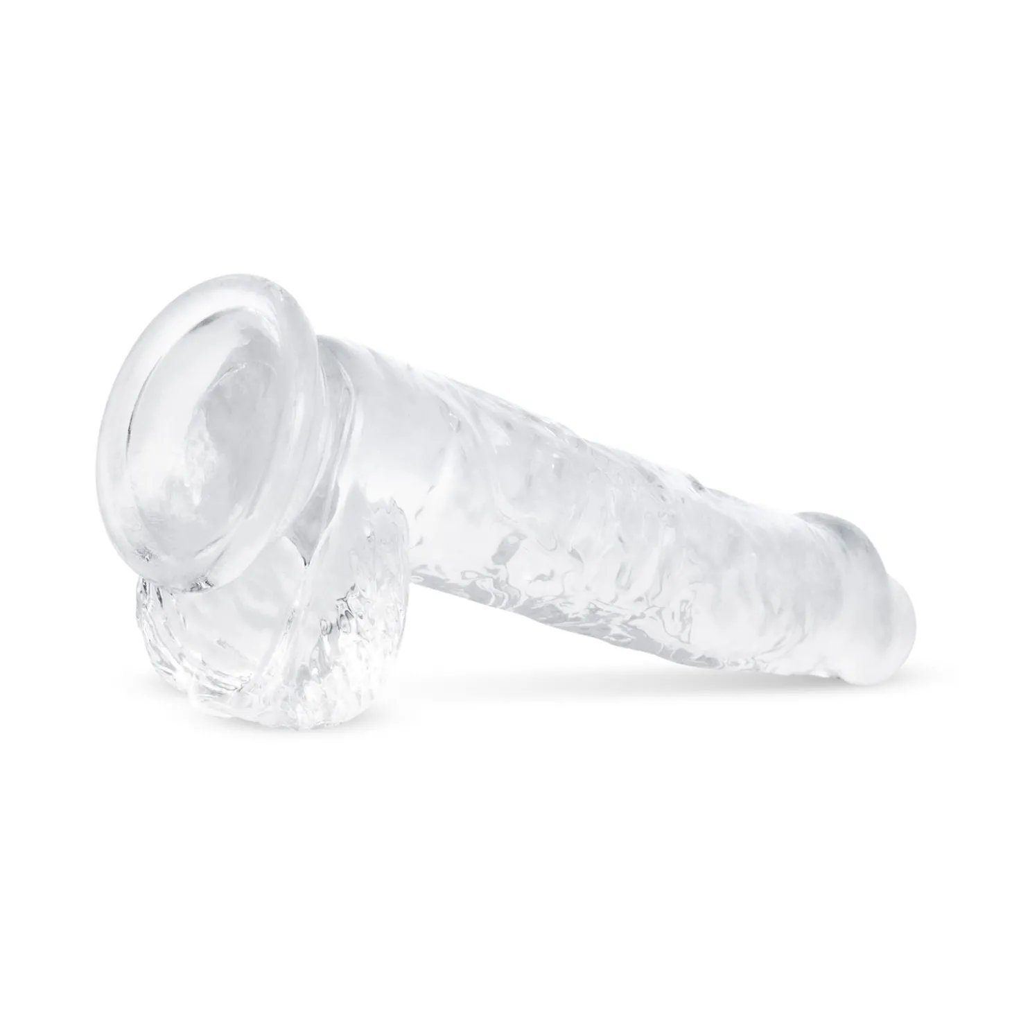 Jelly Dildo met Ballen - 13,5 cm