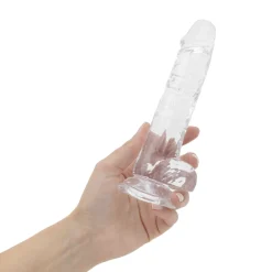 Jelly Dildo met ballen - 17 cm