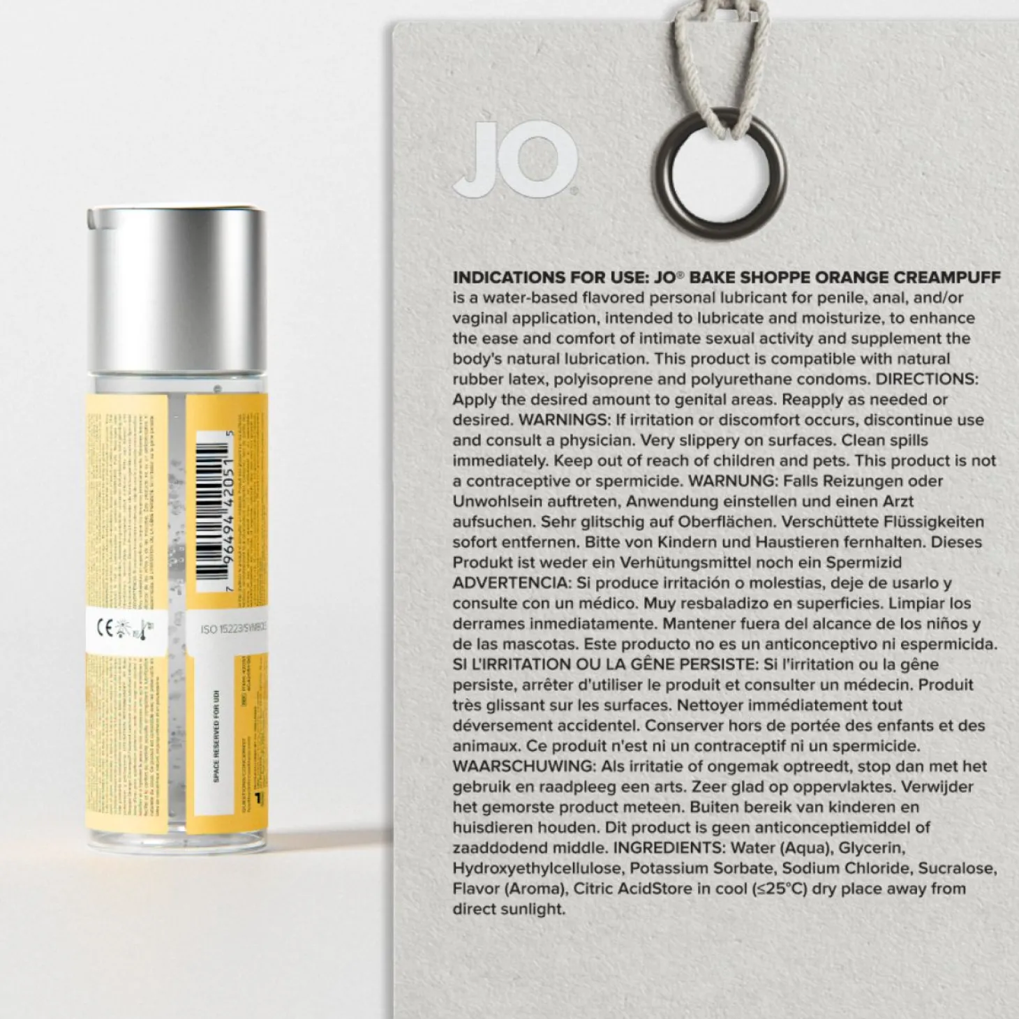JO - Bake Shoppe Orange Creampuff Glijmiddel - 60ml