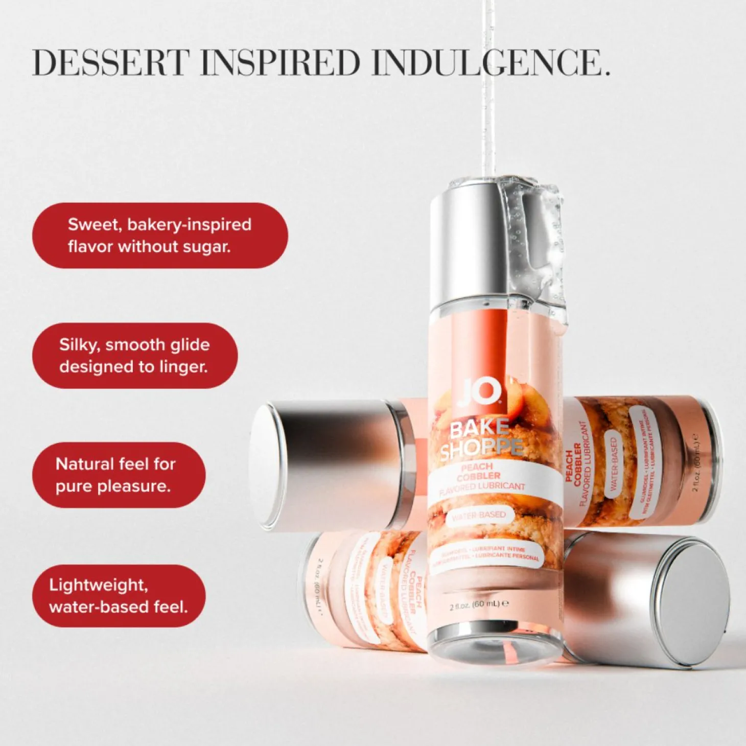 JO - Bake Shoppe Perziktaart Glijmiddel - 60ml