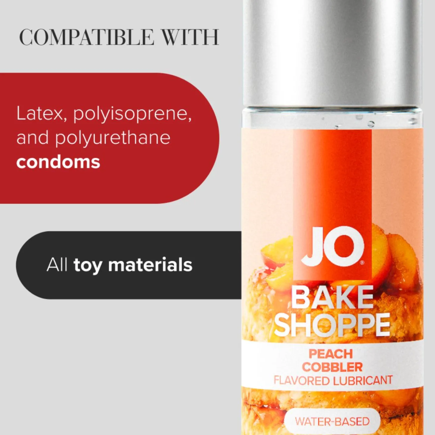 JO - Bake Shoppe Perziktaart Glijmiddel - 60ml
