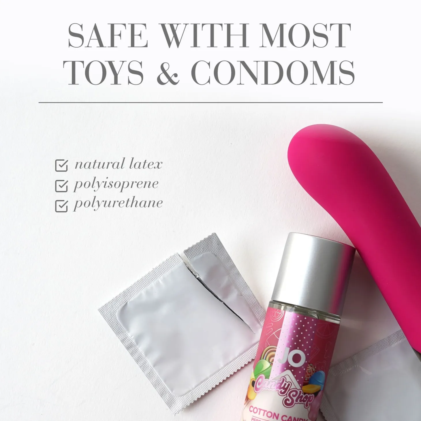 JO - Candy Shop H2O Suikerspin Glijmiddel - 60ml