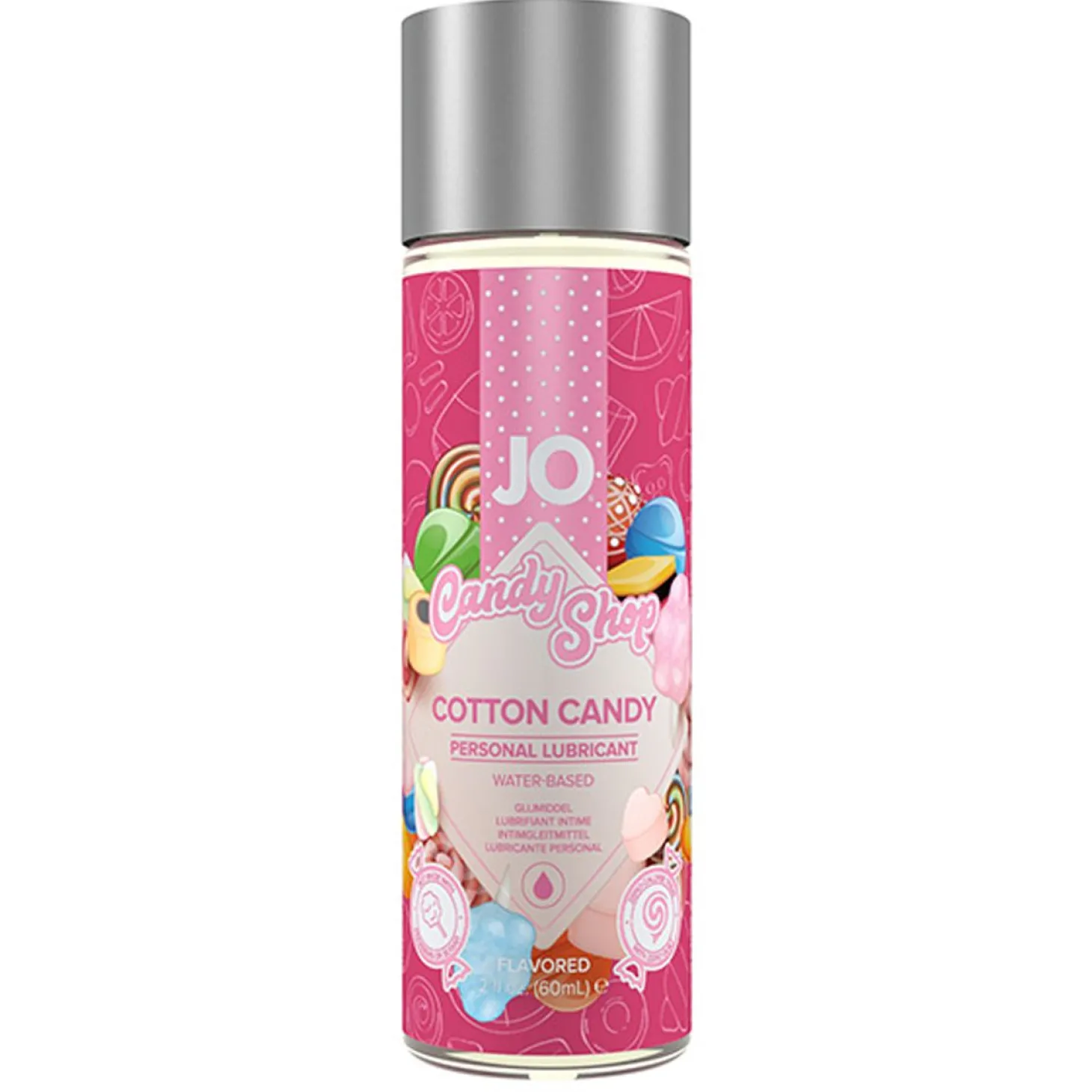 JO - Candy Shop H2O Suikerspin Glijmiddel - 60ml